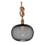LED-Lampe - Modernes Metall - 4W E27 - Schwarz - BIG Ø220mm