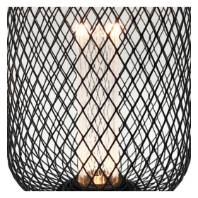 LED-Lampe - Modernes Metall - 4W E27 - Schwarz - Ø105mm