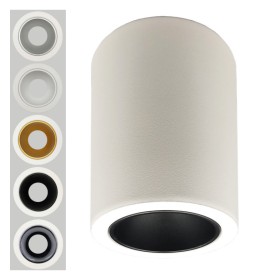 Kippbare Deckenleuchte - Serie Oculus - GU10-MR16 - Aussen weiss