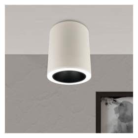 Kippbare Deckenleuchte - Serie Oculus - GU10-MR16 - Aussen weiss