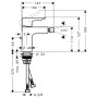 hansgrohe Metris Einhebel-Bidetmischer