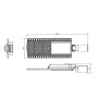 LED Strassenleuchte 100W HALLEY - HIGH LUMEN 160lm/W
