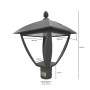 LED Strassenleuchte 10W - 100W NEW VILLA Philips Trieber Programmierbar SMD5050 240Lm/W