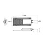 LED Strassenleuchte 150W HALLEY BRIDGELUX Chip 150lm/W