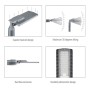 LED Strassenleuchte 40W HALLEY - HIGH LUMEN 160lm/W