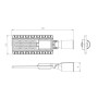 LED Strassenleuchte 60W HALLEY - HIGH LUMEN 160lm/W