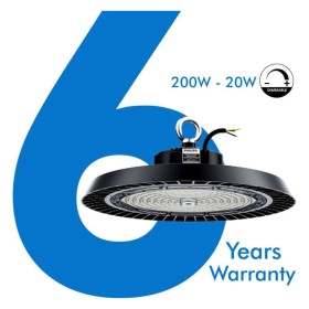 Projecteur LED pour entrepôts 150W -170Lm/W- UFO NEW ITALY PHILIPS XITANIUM - DIM 1-10V