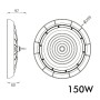 LED Industrieleuchte 150W UFO TITAN CHIP LUMILEDS SMD 2835