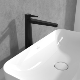 Villeroy & Boch Conum Einhebel-Waschtischarmatur erhöht mit Push-Open-Ablaufgarnitur