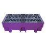 Auffangpalette für 2 Fässer 240L
