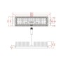 LED-Projektor 400W MAGNUM AIR - Bridgelux Chip 180Lm/W 25º