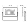 LED Flutlichtstrahler 200W NEW AVANT OSRAM CHIP DURIS E 2835