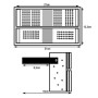 100W DOB-LED-Projektor MAGNUM OSRAM SMD3030-3D 180Lm/W 60º Chip