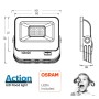 LED Flutlichtstrahler 10W - ACTION PRO - OSRAM CHIP DURIS E2835