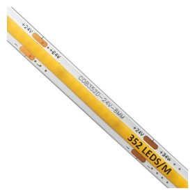 LED COB Streifen 24V | 352 LED/m | 5m | FLIP CHIP | 1320Lm |12W/M | CRI90 | IP20