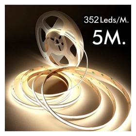 LED COB Streifen 24V | 352 LED/m | 5m | FLIP CHIP | 1320Lm |12W/M | CRI90 | IP20