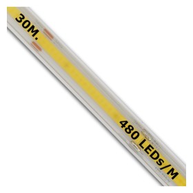 LED COB Streifen 24V | 480 LED/m | 30m | FLIP CHIP | 1200Lm |12W/M | CRI90 | IP67