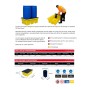 Auffangpalette für 2 Fässer 230L
