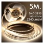 LED-Streifen 24V | 182xLED/m | 5m | SMD2835 | 11200Lm| 16W/M | IP20