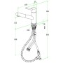 Villeroy & Boch Como Shower Einhebel-Küchenarmatur, Niederdruck