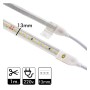 10W LED-Streifen - CUSTOM CUT - Dimmbar 220V AC SMD 2835 120 LED/m IP65 - 13mm