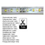 10W LED-Streifen - CUSTOM CUT - Dimmbar 220V AC SMD 2835 120 LED/m IP65 - 13mm