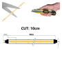 COB LED Streifen 220V ZUSCHNITT | 560 LED/m | 16W/M | 1600Lm/M | FLIP CHIP | 50m | IP67 | Schnitt alle 10cm