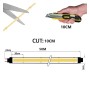 LED COB Streifen 220V | CUSTOM CUT | 840 LED/m | 50m | FLIP CHIP | 1500Lm |16W/M | CRI90 | IP67 | Schneiden 10cm