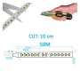 LED Streifen 220V| FLICKER FREE |CUSTOM CUT |120 LED/m|50M|SMD2835 |1800Lm/M| 14W/M | IP67 | Sie alle 10cm