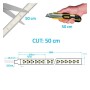 LED Streifen Gleichrichterkabel 220V| 120LED/m | 50m | SMD 2835 | 800Lm | 8W/M | CRI90 | IP65