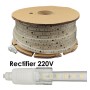 LED Streifen Gleichrichterkabel 220V| 120LED/m | 50m | SMD 2835 | 800Lm | 8W/M | CRI90 | IP65