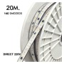 LED-Streifen 220V | 140xLED/m | 20m | SMD2835 | 2566Lm/M| 19W/M | IP67 | Schneiden Sie alle 10 cm