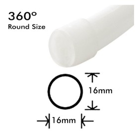 LED-Rundneon - 360º flexibel - 220V - Rolle 20m 16mm - 8W/M