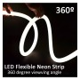 LED-Rundneon - 360º flexibel - 220V - Rolle 20m 16mm - 8W/M