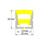 LED-Silikonrohr | FLEX 20-20 | 50m | Zuschneidbar | Für LED-Streifen bis zu 12 mm