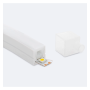 LED-Silikonrohr | FLEX 20-20 | 50m | Zuschneidbar | Für LED-Streifen bis zu 12 mm