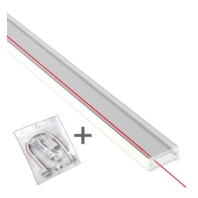 Silikonhülle -Slim- 13x5mm zur Umwandlung von 8 -10 mm LED-Streifen in wasserdichte LED-Streifen - IP65
