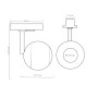 LED Strahler 10W FENIX - Weiss - 1-Phasen Schienensystem - CRI+93