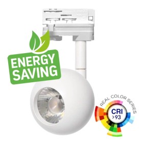 LED Strahler 10W FENIX - Weiss - 3-Phasen Schienensystem - CRI+93