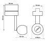 LED Strahler 10W FENIX - Weiss - 3-Phasen Schienensystem - CRI+93