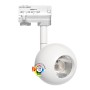 LED Strahler 10W FENIX - Weiss - 3-Phasen Schienensystem - CRI+93