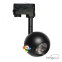 LED Strahler 10W FENIX - SCHWARZ - 3-Phasen Schienensystem - CRI+93