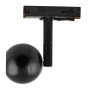 LED Strahler 10W FENIX - Schwarz Chrom - 1-Phasen Schienensystem - CRI+93