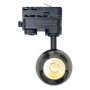LED Strahler 10W FENIX - Schwarzes Chrom - 3-Phasen Schienensystem - CRI+93