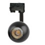 LED Strahler 10W FENIX - Schwarzes Chrom - 3-Phasen Schienensystem - CRI+93