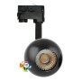 LED Strahler 10W FENIX - Schwarzes Chrom - 3-Phasen Schienensystem - CRI+93