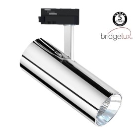 LED Strahler 30W BERNA Chromsilber Einphasen-Stromschiene DOB Driverless