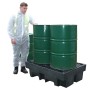 Recycling-Auffangpalette für 2 Fässer 240L