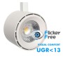 LED Strahler 40W - 38W - 36W ODENSE Weiss PHILIPS Driver 3-Phasen Schienensystem - CRI+92