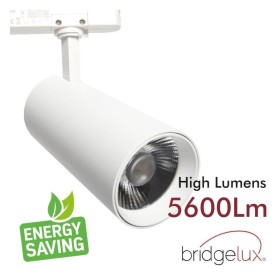 LED Strahler 40W -34W - NEW MAYA - Weiss - 3-Phasen Schienensystem - CRI+92 - UGR13 - HIGH LUMEN 140Lm/W